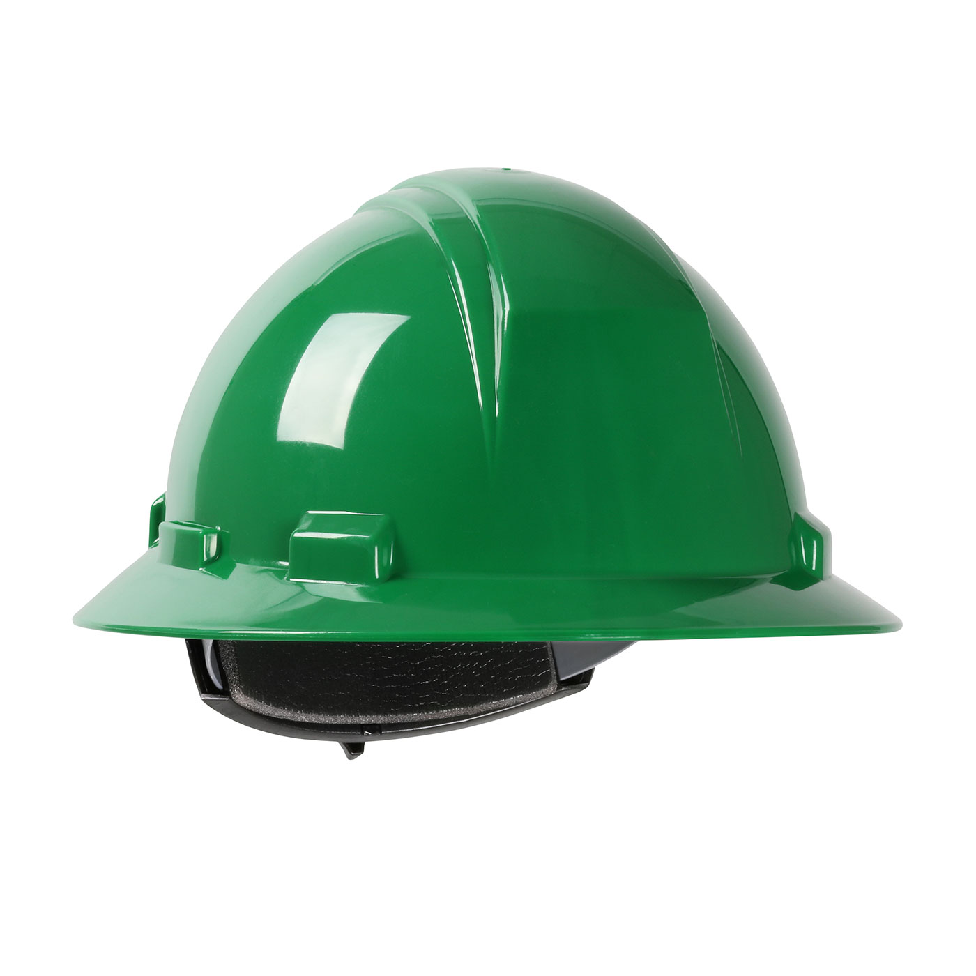 280-HP261R PIP® Dynamic Kilimanjaro™ Full Brim Hard Hat with HDPE Shell, 4-Point Textile Suspension and Wheel Ratchet Adjustment  - Green